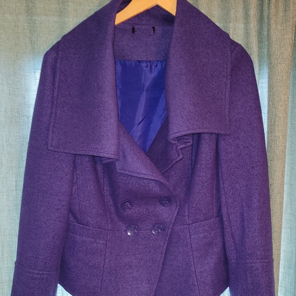 Womens Blue fall/winter Jacket - Picture 1 of 6